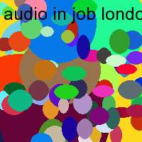 audio in job london technician visual