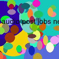 audio post jobs new york